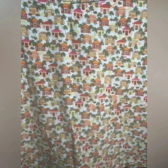 J. Jill Mini House Print Skirt. Size: Medium Petite - Picture 4 of 7